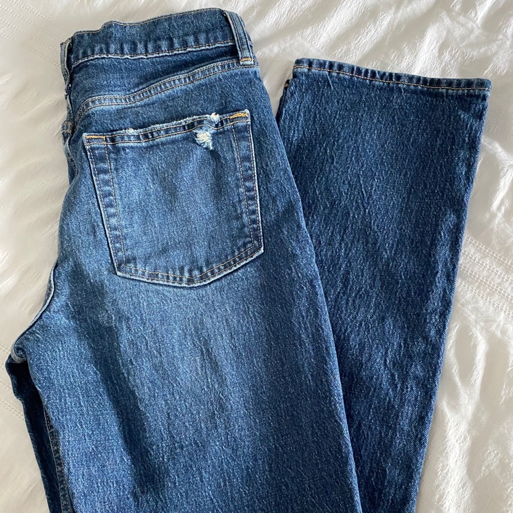 GAP Sky high straight jeans